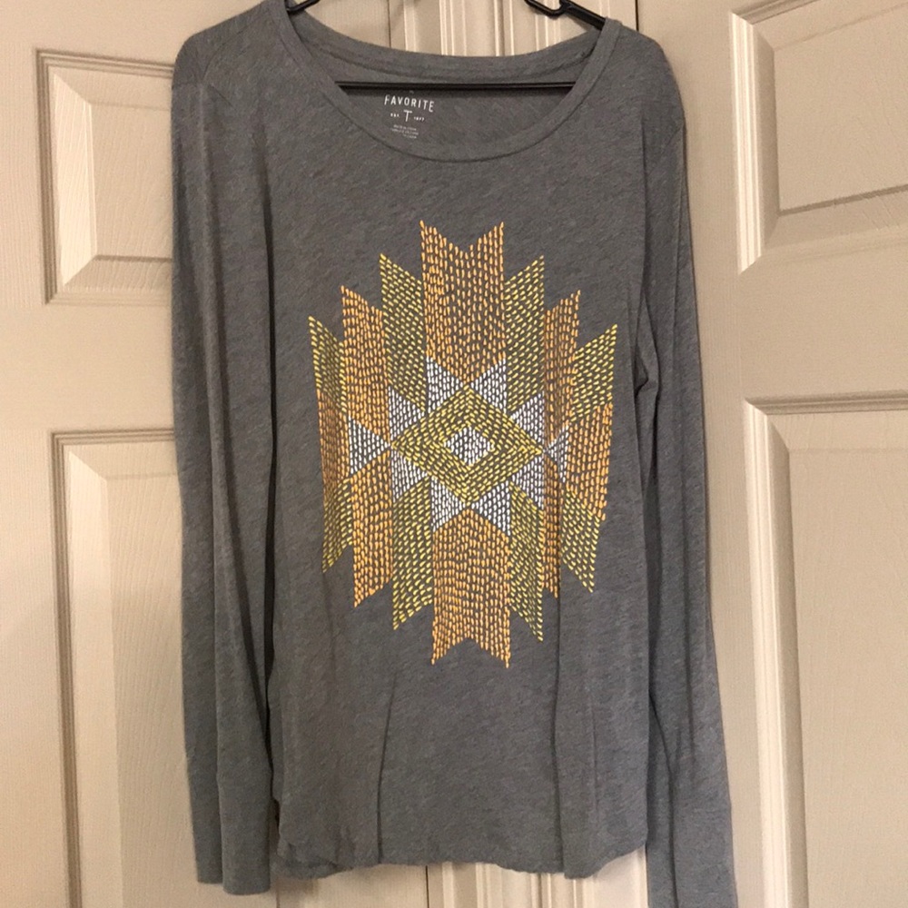 Comfy Grey LOng Sleeve Shirt